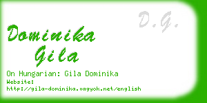 dominika gila business card